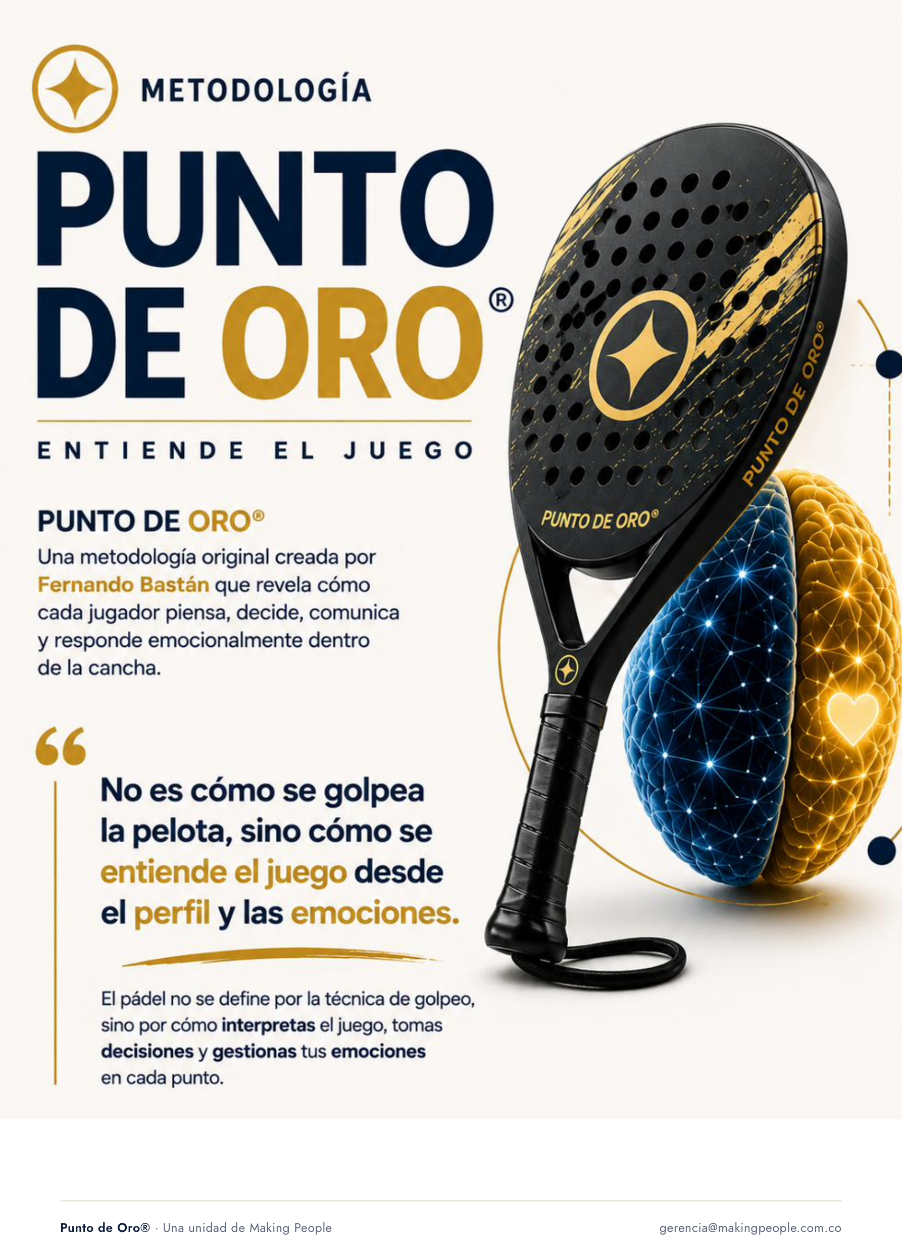 Punto de Oro &middot; pala fusionada con un cerebro, entiende el juego
